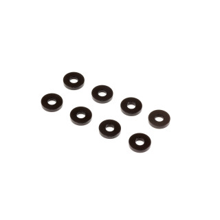 A73815 Aluminum Washer 3X8X1.5mm (Black/8Pcs)
