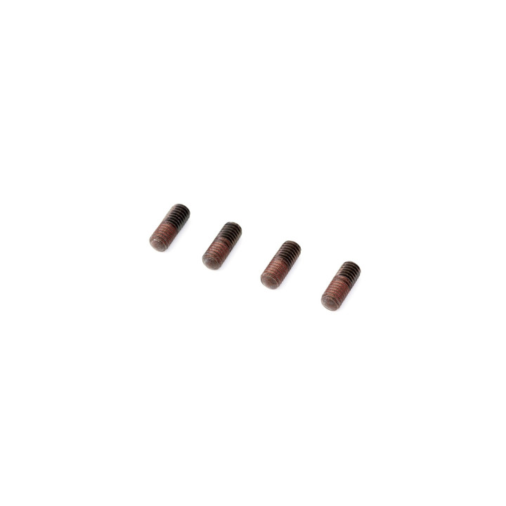 B04308RL M3X8mm Set Screw (Thread Lock/Rounded End/8Pcs)
