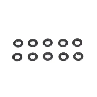 A006-05 Aluminum Washer 3X6X0.5mm (Black/10Pcs)