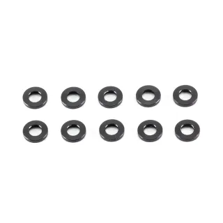 A006-10 Aluminum Washer 3X6X1.0mm (Black/10Pcs)