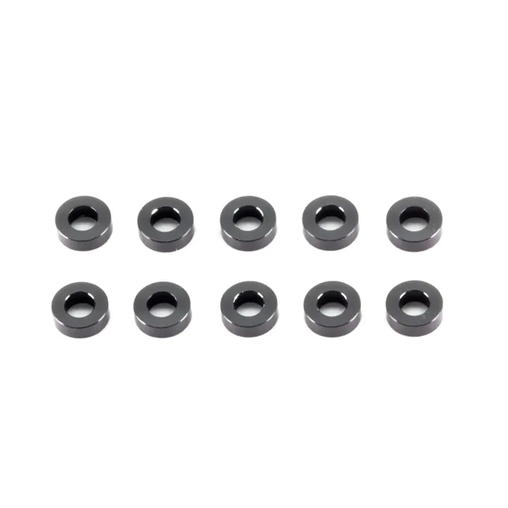 A006-20 Aluminum Washer 3X6X2.0mm (Black/10Pcs)