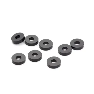 A73820 Aluminum Washer 3X8X2.0mm (Black/8Pcs)