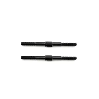 F082 Alu Turnbuckle M3X42mm (Black/2Pcs)
