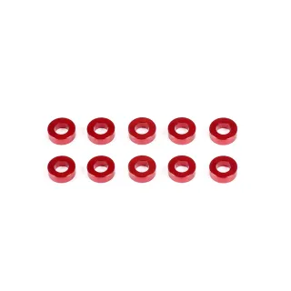 CM-A005-20 Aluminum Washer 3X6X2.0mm (Red/10Pcs)