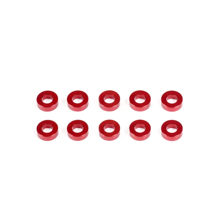 CM-A005-20 Aluminum Washer 3X6X2.0mm (Red/10Pcs)