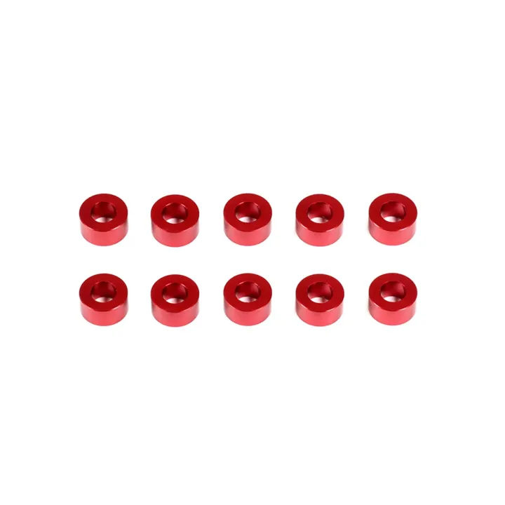 CM-A005-30 Aluminum Washer 3X6X3.0mm (Red/10Pcs)