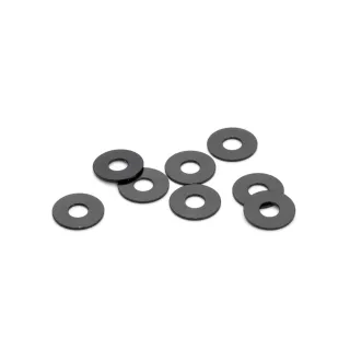 A73805 Aluminum Washer 3X8X0.5mm (Black/8Pcs)