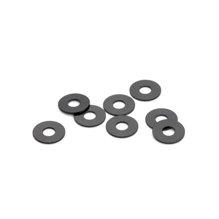 A73805 Aluminum Washer 3X8X0.5mm (Black/8Pcs)
