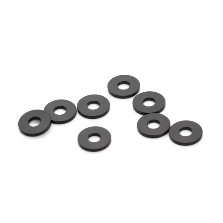 A73810 Aluminum Washer 3X8X1.0mm (Black/8Pcs)