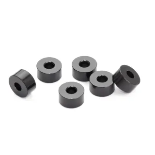 A73840 Aluminum Washer 3X8X4.0mm (Black/6Pcs)