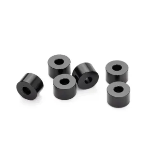 A73850 Aluminum Washer 3X8X5.0mm (Black/6Pcs)