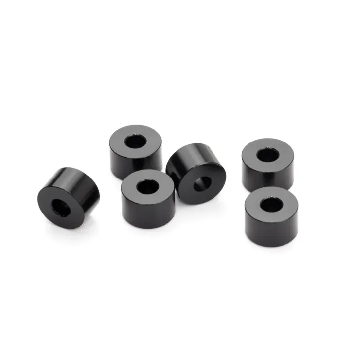 A73850 Aluminum Washer 3X8X5.0mm (Black/6Pcs)