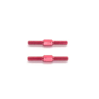 T056 Alu Turnbuckle M3X25mm (Red/2Pcs)