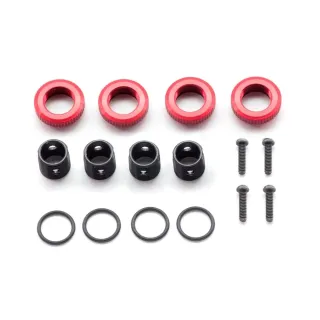 SMJ3351RD Alu Body Height Adjuster (Red/4Pcs) − InfinityRC