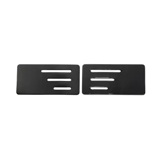 SMJ1323 Wing Endplate With Slit For 1/10 Tc (Black/0.5mm/2Pcs) − InfinityRC