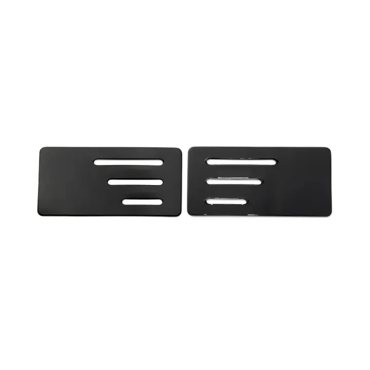 SMJ1323 Wing Endplate With Slit For 1/10 Tc (Black/0.5mm/2Pcs) − InfinityRC