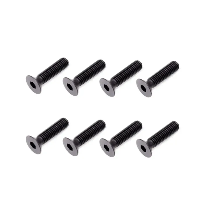 B02312 M3X12mm Flat Head Screw (8Pcs) − InfinityRC