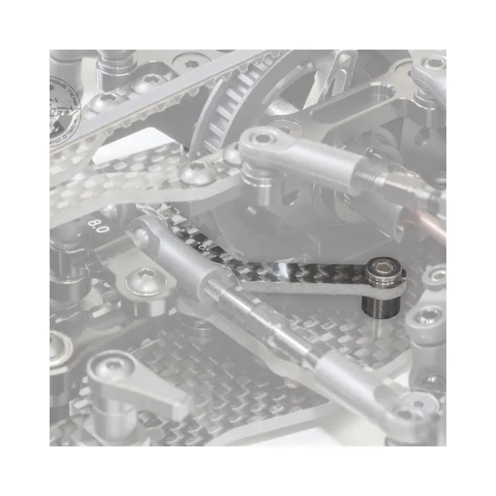 TS144 Chassis Brace (Front/Graphite) − InfinityRC