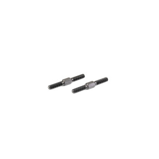 TS065 Alu Turnbuckle M3X27mm (Black/2Pcs)