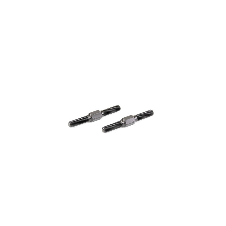 TS065 Alu Turnbuckle M3X27mm (Black/2Pcs)